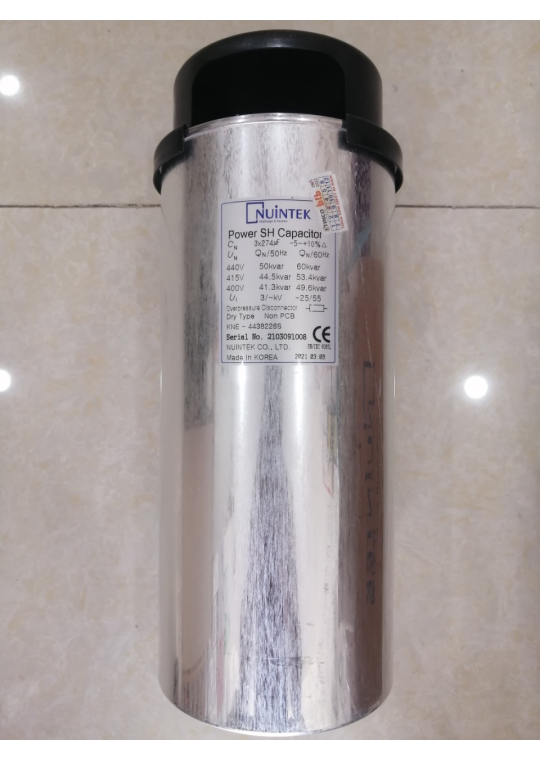 Tụ bù khô NUINTEK 3P 50KVAr 440V ( KNE-4438226S )