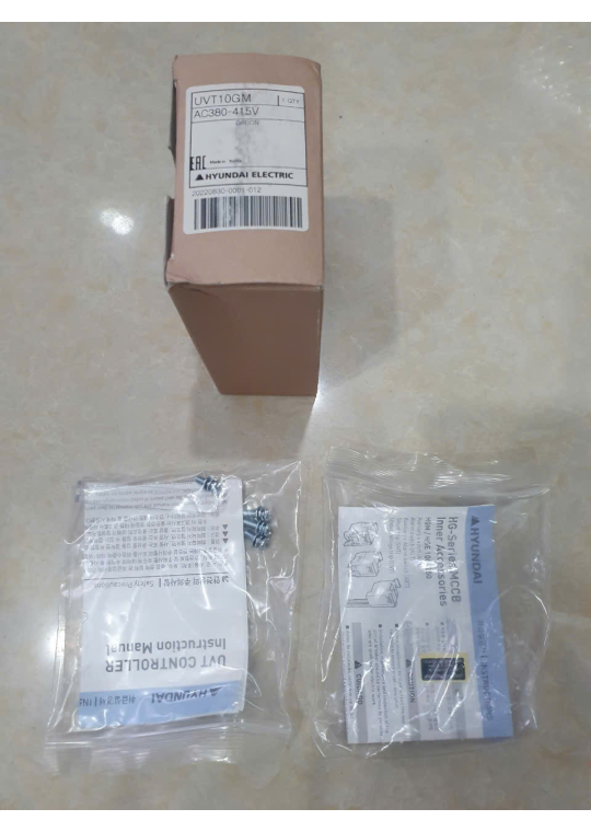 Cuộn bảo vệ thấp áp UVT Coil HYUNDAI cho MCCB dòng HGM100/125/250 ( UVT10GM )