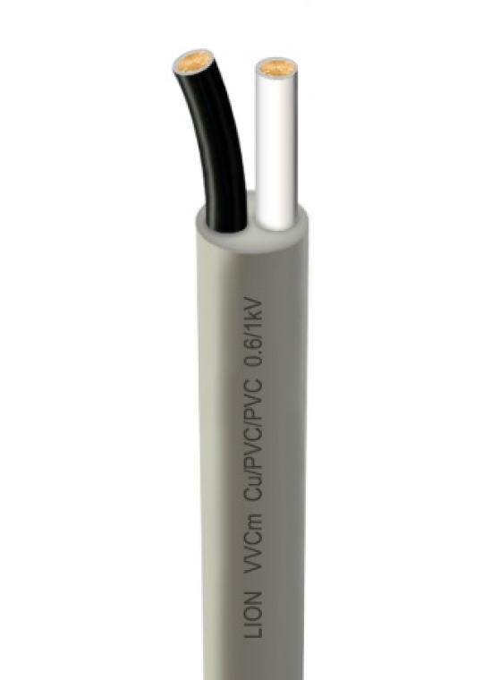Dây điện tròn mềm LION VVCm 2x1mm2 - 300/500V