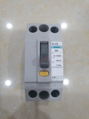 ELCB LS 2P 20A 2.5kA 30mA ( 32GRhS )