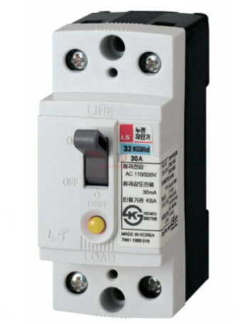 ELCB LS 2P 15A 2.5kA 30mA ( 32KGRd )