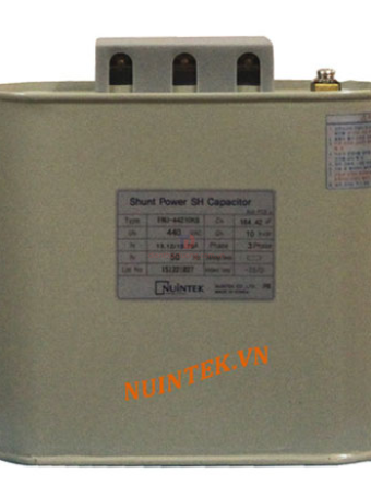 TỤ BÙ DẦU NUINTEK 3P 10KVAr 440V ( ENU-44210KS )