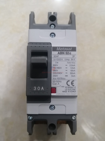 MCCB LS 2P 30A 30kA ( ABN52c )