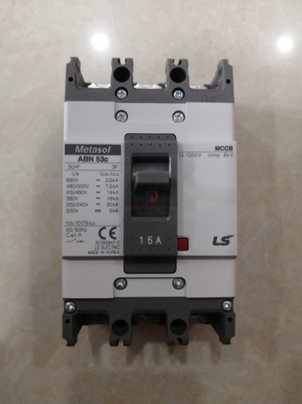 MCCB LS 3P 15A 18kA ( ABN53c )