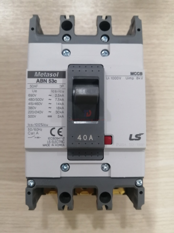 MCCB LS 3P 40A 18kA ( ABN53c )
