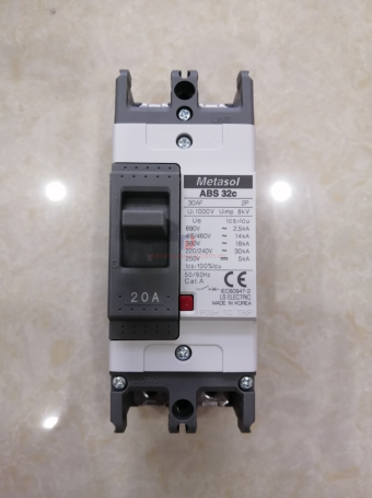 MCCB LS 2P 20A 25kA ( ABS32c )