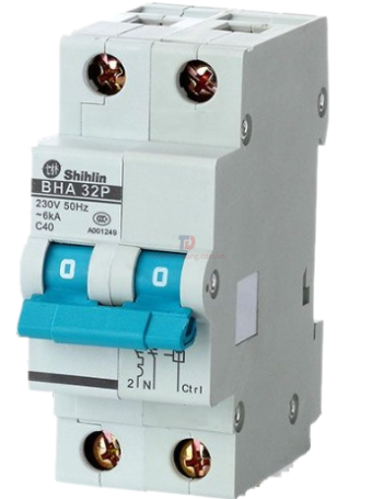MCB SHIHLIN 2P 10A 6kA ( BHA-B3 )