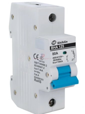 MCB SHIHLIN 1P 80A 10kA ( BHA125 )