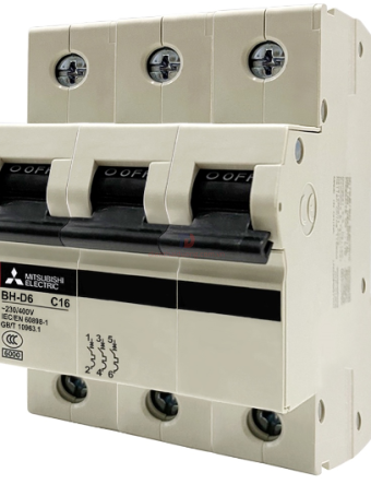 MCB MITSUBISHI 3P 50A 6kA ( BH-D6 )
