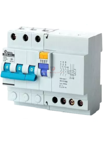 RCBO SHIHLIN 3P 63A 6kA 30mA ( BHL )