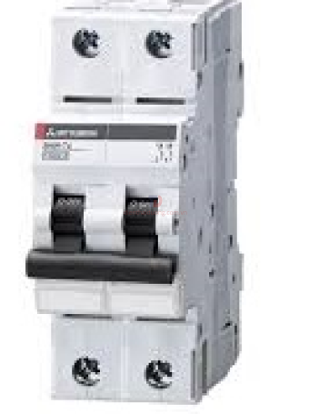 MCB MITSUBISHI 2P 16A 4.5kA ( BHW-T4 )