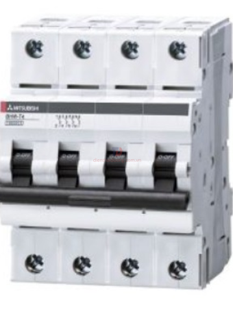 MCB MITSUBISHI 4P 6A 10kA ( BHW-T10 )
