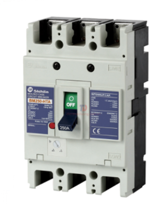 MCCB SHIHLIN 3P 200A 50kA ( BM250-HTA )