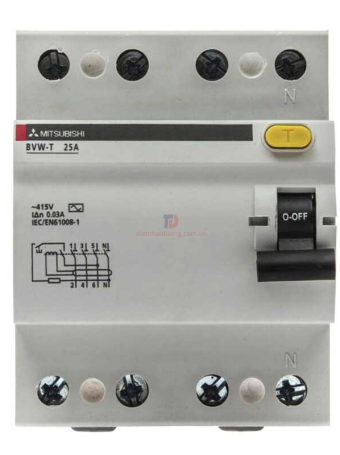 RCCB MITSUBISHI 4P 100A 30mA/100mA/300mA ( BVW-T )