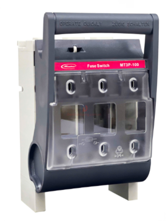 Đế cầu chì MASTER dòng cắt ngắn mạch cao 3P 100A ( MT3P-100 )