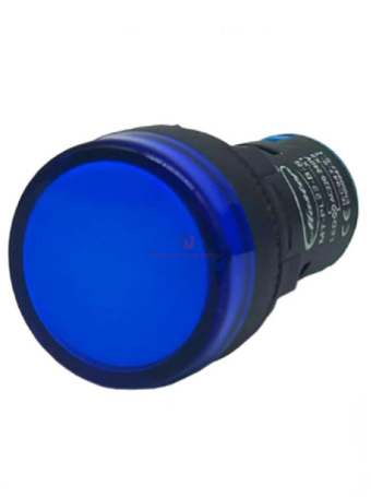 Đèn báo led MASTER màu xanh dương loại đầu phẳng ( MT-PL22-B-S )