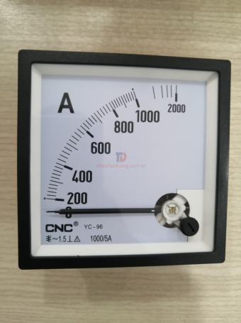 Đồng hồ Ampe CNC 1000/5A size: 96x96 ( YC-96 )