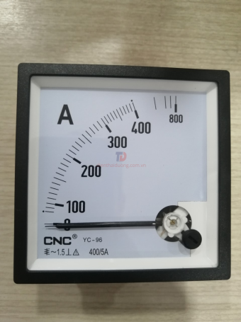 Đồng hồ Ampe CNC 400/5A size: 96x96 ( YC-96 )