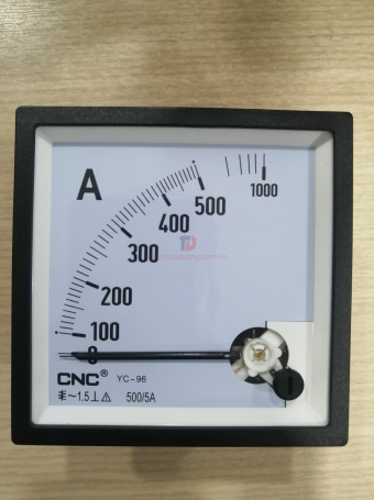 Đồng hồ Ampe CNC 500/5A size: 96x96 ( YC-96 )