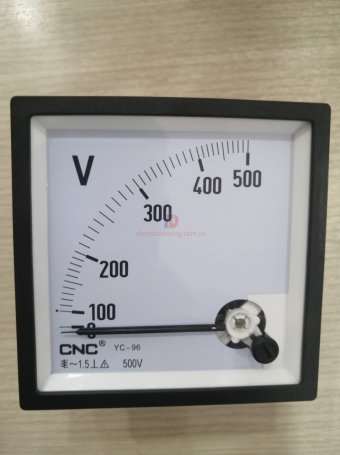 Đồng hồ Volt CNC 500VAC size: 96x96 ( YC-96 )