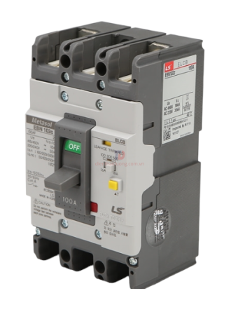 ELCB LS 2P 60A 35kA 30mA hoặc 1.2.500mA ( EBN102c )