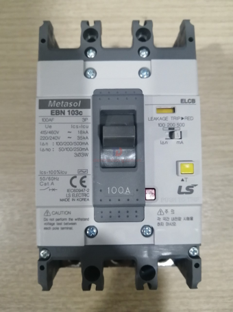 ELCB LS 3P 100A 18kA 30mA hoặc 1.2.500mA ( EBN103c )