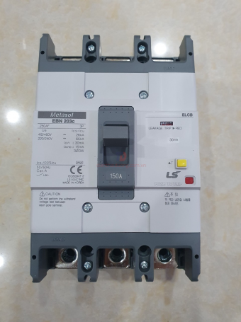 ELCB LS 3P 150A 26kA 30mA hoặc 1.2.500mA ( EBN203c )