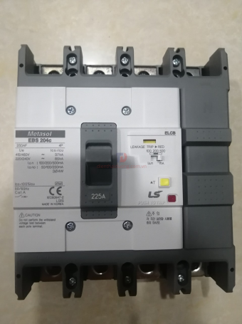 ELCB LS 4P 225A 37kA 30mA hoặc 1.2.500mA ( EBS204c )