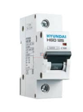 MCB HYUNDAI 1P 80A 10kA ( HGD125 )