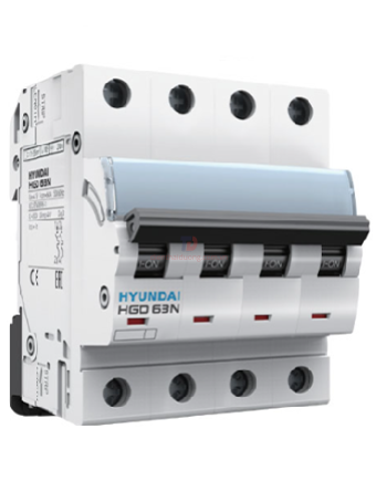 MCB HYUNDAI 4P 40A 6kA ( HGD63N )