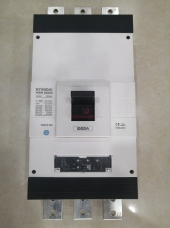 MCCB HYUNDAI 3P 1000A 70kA chỉnh dòng điện tử 0.4~1.0*In ( HGM1000S )