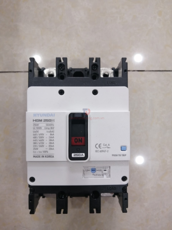 MCCB HYUNDAI 2P 250A 85kA ( HGM250H-F )