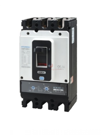 MCCB HYUNDAI 3P 350A 85kA chỉnh dòng nhiệt 0.8~1.0xIn và dòng từ 5~10xIn ( HGP400S-H )