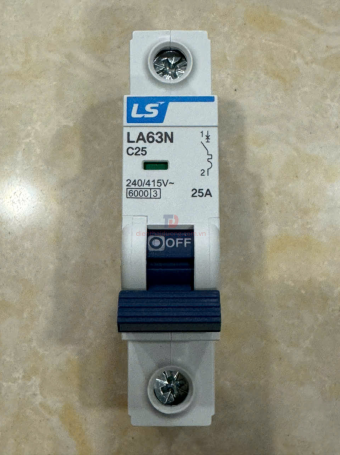 MCB LS 1P 25A 6kA ( LA63N )