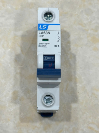 MCB LS 1P 32A 6kA ( LA63N )