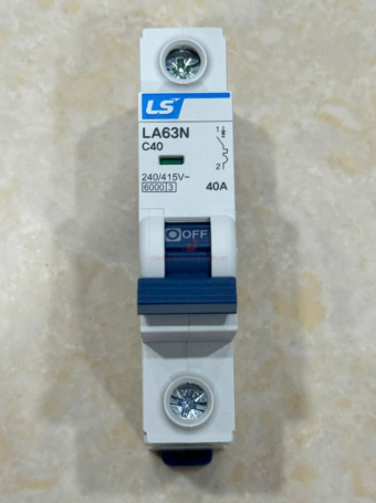 MCB LS 1P 40A 6kA ( LA63N )