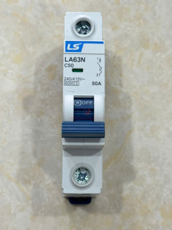 MCB LS 1P 50A 6kA ( LA63N )