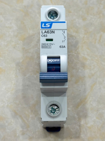 MCB LS 1P 63A 6kA ( LA63N )