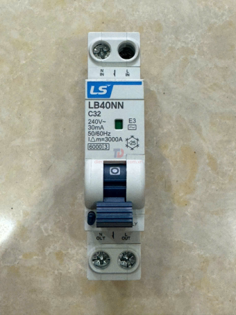 RCBO LS 1P+N 32A 6KA 30mA  ( LB40NN )