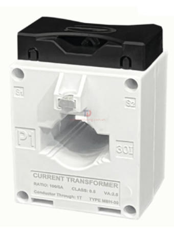 Biến dòng đo lường MASTER hộp nhựa MBH 100/5A CL0,5 2,5VA ( MBH-30 )