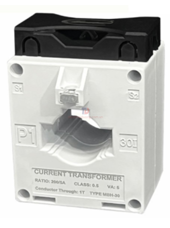 Biến dòng đo lường MASTER hộp nhựa MBH 200/5A CL0,5 5VA ( MBH-30 )