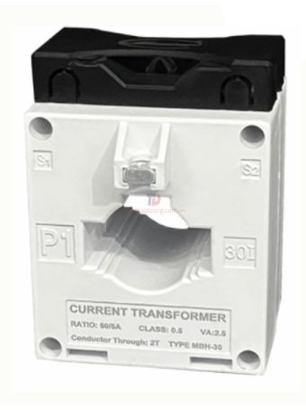 Biến dòng đo lường MASTER hộp nhựa MBH 75/5A CL0,5 2,5VA ( MBH-30 )
