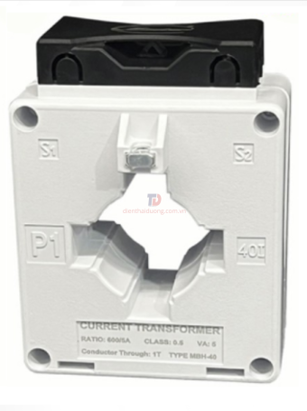 Biến dòng đo lường MASTER hộp nhựa MBH 600/5A CL0,5 5VA ( MBH-40 )