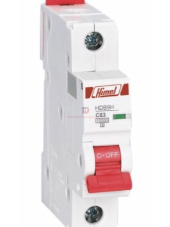 MCB HIMEL 1P 40A 10kA ( HDB9H63A1C40 )