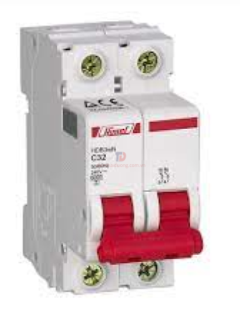 MCB HIMEL 2P 10A 6kA ( HDB3WN2C10 )