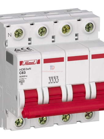 MCB HIMEL 4P 25A 6kA ( HDB3WN4C25 )