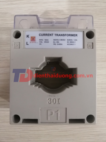Biến dòng đo lường CNC loại vuông MSQ 150/5A CL1 1,5VA ( MSQ-30 )