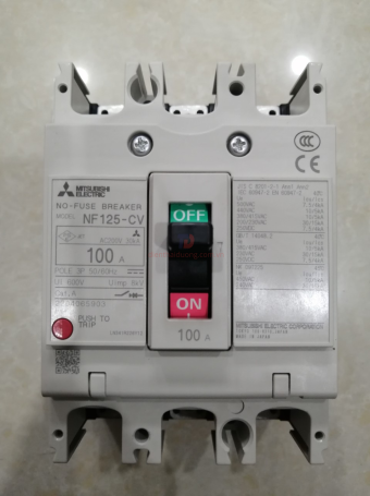 MCCB MITSUBISHI 3P 100A 10kA ( NF125-CV )