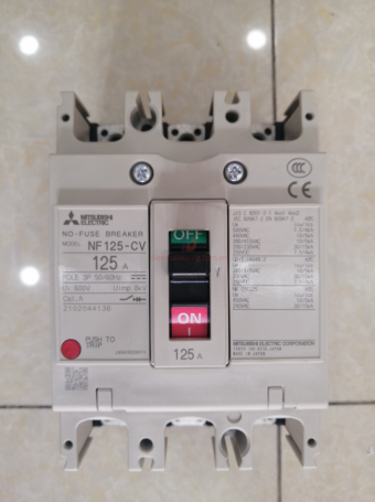 MCCB MITSUBISHI 3P 125A 10kA ( NF125-CV ) 