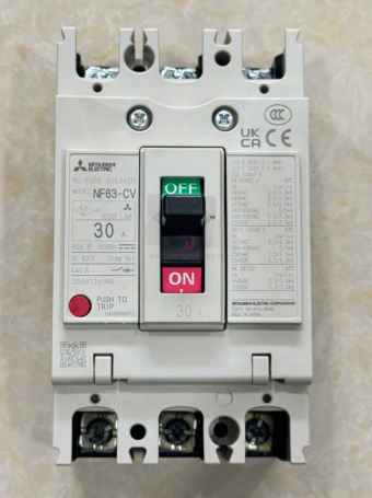 MCCB MITSUBISHI 3P 30A 5kA ( NF63-CV )